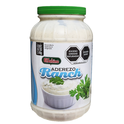 Imagen de ADEREZO RANCH EL SABINO 3.4KG