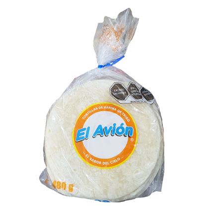 Imagen de TORTILLA HARINA EL AVION C/20PZ