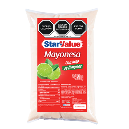 Imagen de MAYONESA REAL CON LIMON STAR VALUE 950GR