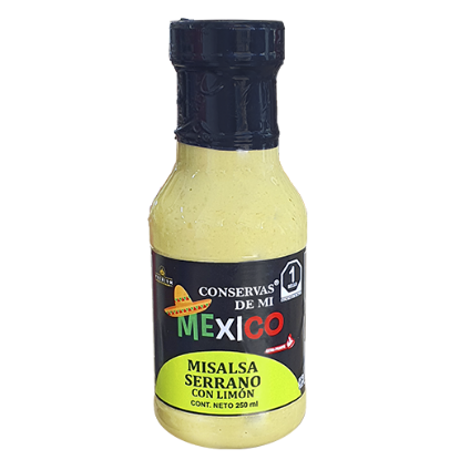 Imagen de MI SALSA SERRANO LIMON 250ML