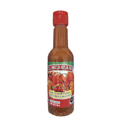 Imagen de SALSA HABANERA CON CHILPETIN EL MEXICANO 180ML