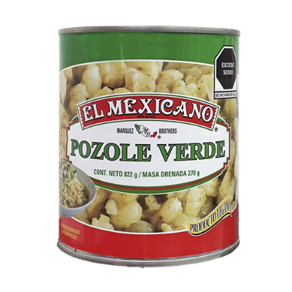 Imagen de MAIZ POZOLERO VERDE EL MEXICANO 822GR