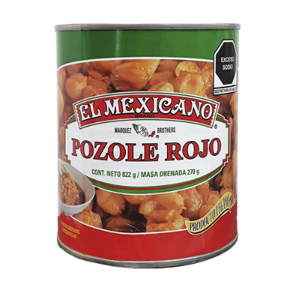 Imagen de MAIZ POZOLERO ROJO EL MEXICANO 822GR