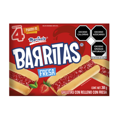 Imagen de BARRITAS FRESA KC 4P 2698GR MLA